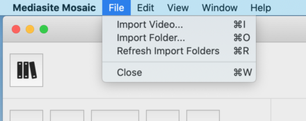 Import Dropdown