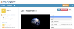 Make Presentation Viewable